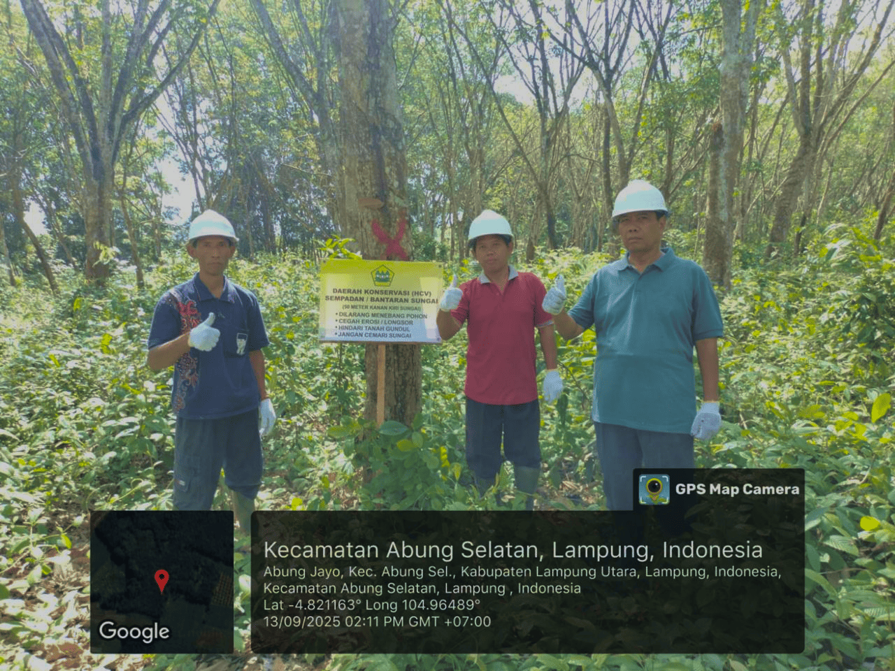 Daerah Konservasi (HCV) Sempadan / Bantaran Sungai